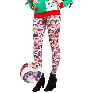 Christmas Cat Leggings